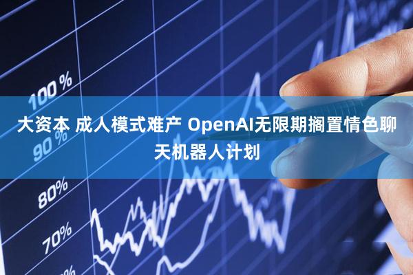 大资本 成人模式难产 OpenAI无限期搁置情色聊天机器人计划