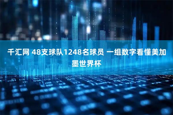 千汇网 48支球队1248名球员 一组数字看懂美加墨世界杯
