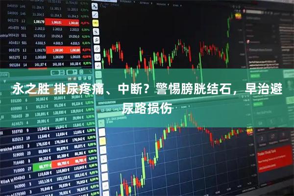 永之胜 排尿疼痛、中断？警惕膀胱结石，早治避尿路损伤