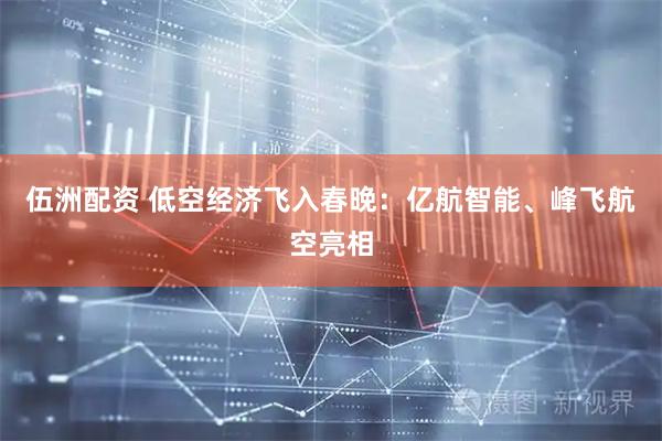 伍洲配资 低空经济飞入春晚：亿航智能、峰飞航空亮相