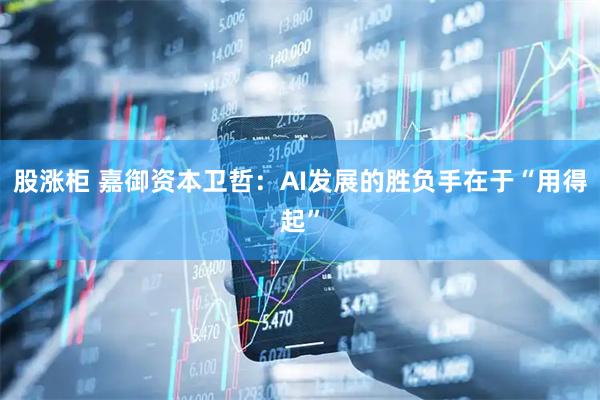 股涨柜 嘉御资本卫哲：AI发展的胜负手在于“用得起”