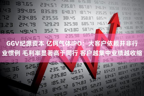 GGV纪源资本 亿钶气体IPO：大客户依赖并非行业惯例 毛利率显著高于同行 客户越集中业绩越收缩