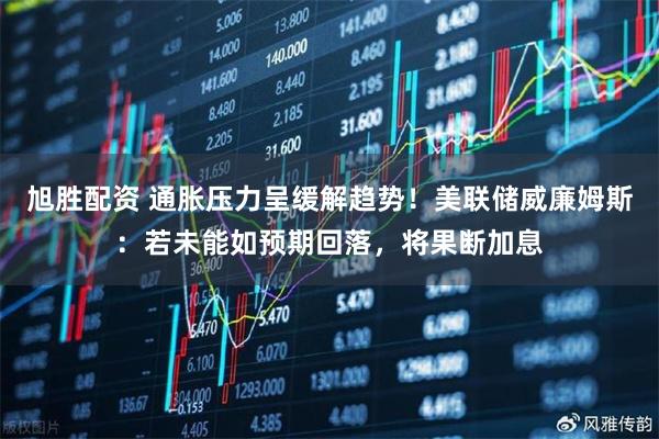 旭胜配资 通胀压力呈缓解趋势！美联储威廉姆斯：若未能如预期回落，将果断加息